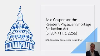 Cosponsor the Resident Physician Shortage Reduction Act (S. 834 / H.R. 2256)