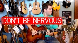 Don't Be Nervous to Play in a Guitar Store