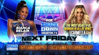 SMACKDOWN WWE WOMEN’S CHAMPIONSHIP MATCH |BINACA BELAIR VS CARMELLA JULY 16 2021