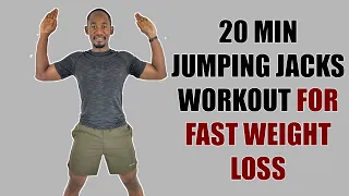 20 Minute JUMPING JACKS WORKOUT FOR FAST WEIGHT LOSS