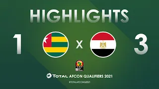 HIGHLIGHTS | Total AFCON Qualifiers 2021 | Round 4 - Group G: Togo 1-3 Egypt