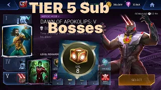Dawn Of Apocalypse  Tier 5 Sub Bosses Are A Pain!!! Injustice 2 Mobile ￼