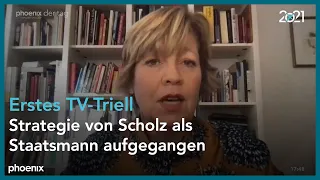 Prof. Andrea Römmele zum Bundestagswahlkampf nach dem ersten TV-Triell am 30.08.21