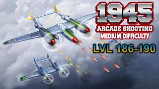 🚀🚀1945 Air Forces / Arcade Shooting / Medium difficulty / LVL 186 - 130 / Gameplay (Android, iOS) 🚀🚀