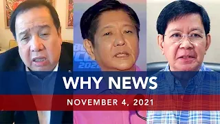 UNTV: WHY NEWS | November 4, 2021