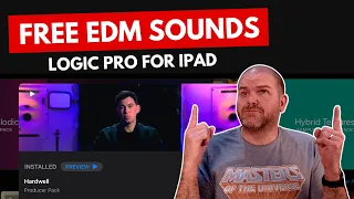 New FREE Sounds in Logic Pro for iPad (Hardwell EDM Sound Pack)