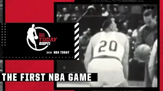 Remembering the first game in NBA history (with actual footage!) | NBA Today