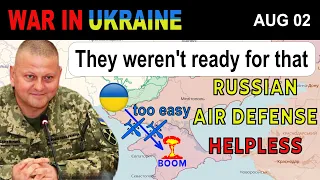 2 Aug: NICE. New Ukrainian Drones CATCH RUSSIANS COMPLETELY OFF GUARD | War in Ukraine Explained