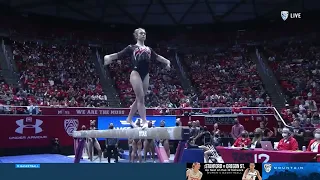 Grace McCallum (Utah) Beam 2022 vs Oregon State 9.900