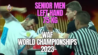 2023 WAF 75 KG LEFT HAND SENIOR MEN ALL MATCHES