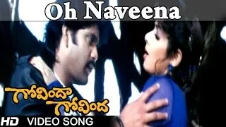 Govinda Govinda Movie | Oh Naveena Video Song | Nagarjuna, Sridevi