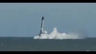 Falcon 9 water landing, 5/12/2018  SpaceX