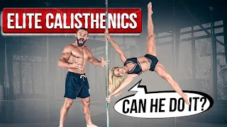 Pole Dance vs Elite Calisthenics -:Anastasia Sokolova, Andry Strong