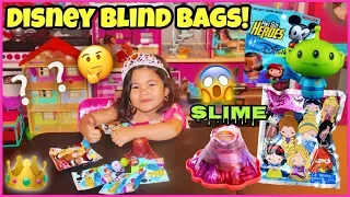 Opening Disney Mystery Blind Bags! + Covering Them In Slime! | Myrikal Princess