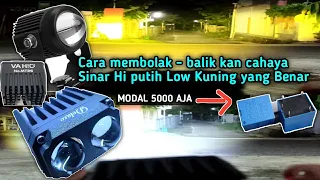 The mt 27 Vahid and Led D2 laser, how to reverse the light to maximize it!  Led motorcycle and car