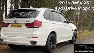 2016 66 BMW X5 3.0 XDRIVE40D M SPORT 5d 309 BHP 4WD AUTO 7 SEATER review