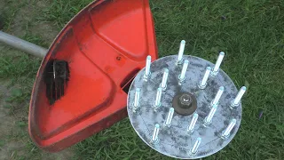 Homemade rotary CULTIVATOR for TRIMMER!