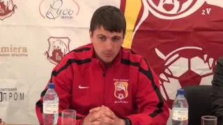 Пресс-конференция ФК «РУСЬ» - «Локомотив-2» 1:1