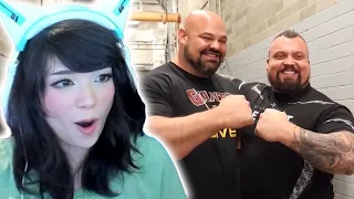 Emiru reacts to Giants having fun (Brian Shaw, Eddie Hall, Hafthor Bjornsson...)