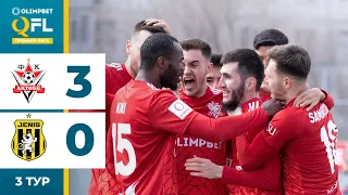 Ақтөбе 3:0 Жеңіс | OLIMPBET QFL Премьер-лига 2024 | 3 тур | Ойынға шолу, обзор матча, 31.03.2024