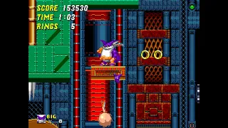 Sonic The Hedgehog 2 Pink Edition Metropolis Zone 3 (Big the Cat)(with Cream)(Search for Froggy)