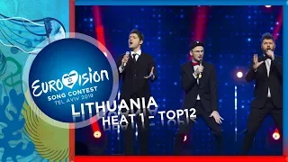 Eurovision 2019 - Lithuania [Eurovizijos Atranka] Heat 1 - My TOP12 w/ Results