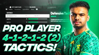 PRO PLAYER KAYLAN META 41212(2) FORMATION & CUSTOM TACTICS! - EAFC 24 ULTIMATE TEAM