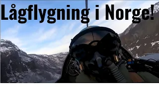 STRIDSPILOT reagerar: Lågflygning i Norge med Gripen!
