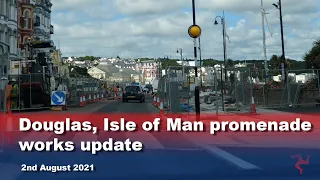 Douglas, Isle of Man promenade works update