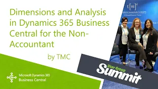 Dimensions and Analysis in Dynamics 365 Business Central for the Non Accountant