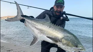 We fished in Morocco and caught plenty of Leerfish