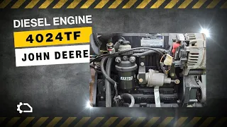 DIESEL ENGINE JOHN DEERE 4024TF | #aircompressor #engineer