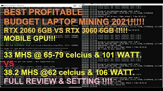 BEST Budget Laptop for mining Cryptocurrency 2021!!!