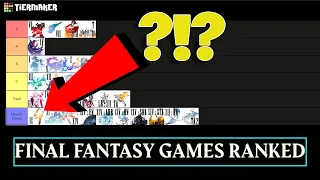 Every Mainline Final Fantasy Ranked - How different is your ranking?