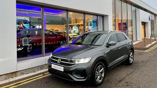 Volkswagen T-Roc R-Line 1.5 TSI 150 PS 5 Door. Just 248 miles - ST22VVW