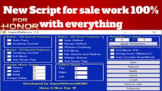 For Honor Script For Sale Duel (Auto parry , deflect , Block , many features Controller support )
