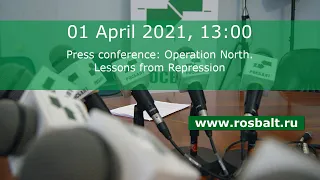 Press conference: Operation North. Lessons from Repression