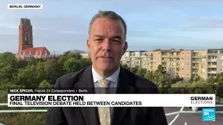 German candidates clash in last TV debate before vote • FRANCE 24 English