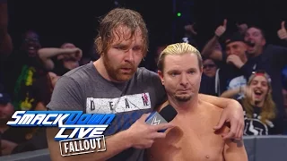 What you missed between Dean Ambrose & James Ellsworth: SmackDown LIVE Fallout, Oct. 18, 2016