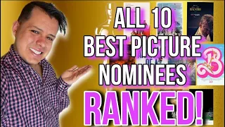 All 10 Best Picture Nominees 2024 RANKED!