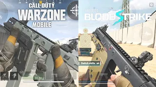 Warzone Mobile vs Project BloodStrike Weapons Comparison