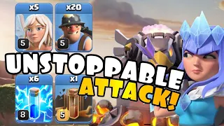 NOTHING CAN STOP THIS! TH11 Zap Queen Walk Miners | Best TH11 Attack Strategies in Clash of Clans