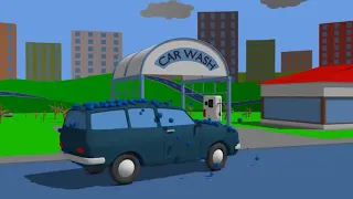 Mini Excavatos series for Kids  - Construction of a contactless car wash   Street Vehicles story