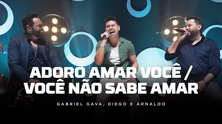 Gabriel Gava, Diego e Arnaldo - Adoro amar você /Você não sabe amar  [DVD Rolo e Confusão 3]