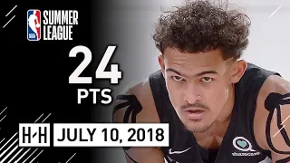 Trae Young SICK Full Highlights vs Bulls (2018.07.10) Summer League - 24 Pts, 7 Threes!