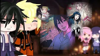 🍅🍜 • Naruto Shippuden react to - SasuNaru and SakuHina | ( Pt 2/2 ) | 🇧🇷🇺🇸🇪🇸🇷🇺 | - (Cringe!¡) 🌗