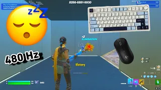 Aula F75 ASMR 😴 1v1 Piece Control🤩Satisfying Fortnite Keyboard Gameplay😎4K Smooth 360 FPS