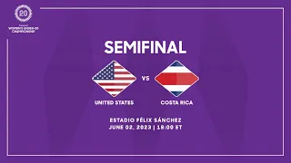 2023 Concacaf Womens Under-20 Championship | United States vs Costa Rica