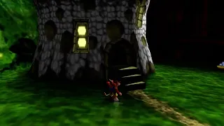 Use the White Jinjo House to Enter Wooded Hollow