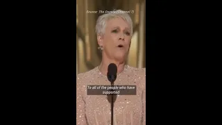 Jamie Lee Curtis wins first Oscar for best supporting actress